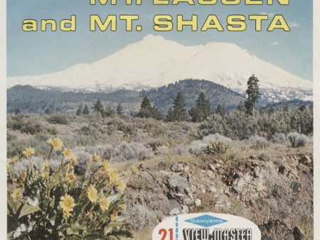 Mt. Lassen and Mt. Shasta - View-Master 3 Reel Packet - 1960s - vintage - A187-S6 on Sale