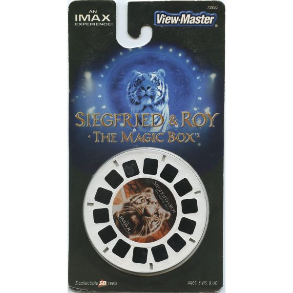 Siegfried & Roy - The Magic Box - View-Master 3 Reel Set on Card - 2000 - NEW - 73930 Sale