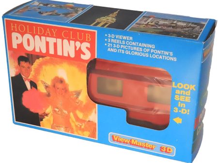 Holiday Club Pontin s - View-Master Gift Set - 3 Reels & 3D Viewer - vintage AS NEW Fashion