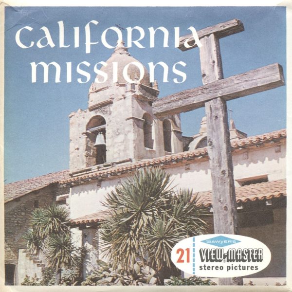 California Missions - View-Master 3 Reel Packet - 1957 - vintage - A183-S6 For Discount