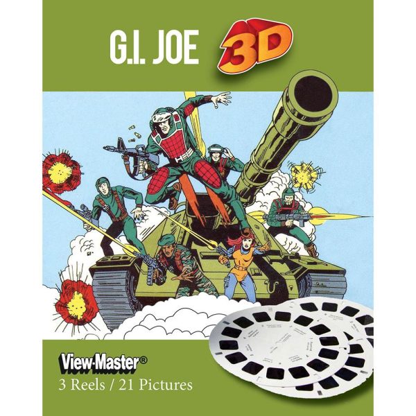 G.I. Joe (Action Force) - View-Master 3 Reel Set - as new Supply