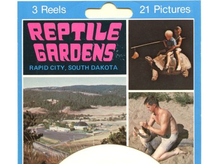 Reptile Gardens - South Dakota - View-Master 3 Reel Set on Card - 1979 - vintage - 5334 Online