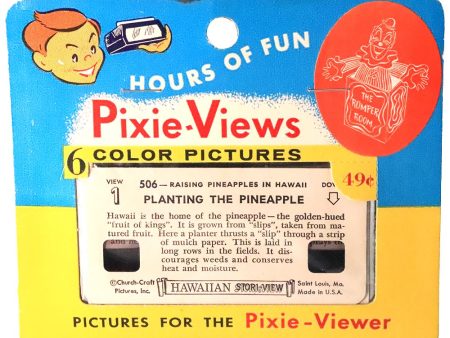 Pixie-Views - Hawaiian - 6 Kodachrome Color Cards - vintage For Sale