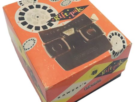 Model E Gift Set - View-Master Mammoth Cave 3 Reel Packet and Model E Viewer - vintage Supply