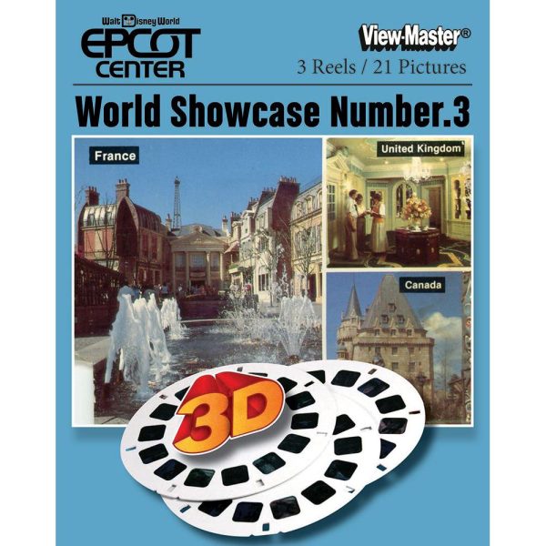 Epcot Center - World Showcase Number 3 - View-Master 3 Reel Set - AS NEW - 3046 Sale