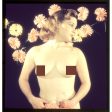 Pin-Up Stereo Slide - Lady with Flowers - 5 Perf Realist format - vintage on Sale