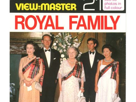 Royal Family - View-Master 3 Reel Set on Card - 1981 - vintage - BD196-123E Fashion