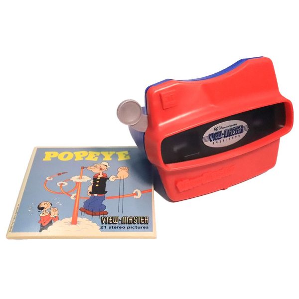 Popeye Gift Set - 60th Anniversary - Viewer and Popeye 3 Reel Set - vintage as new Online