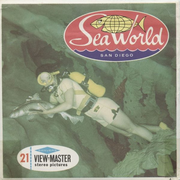 Sea World San Diego - View-Master 3 Reel Packet - 1960s - vintage - A192-S6A Supply