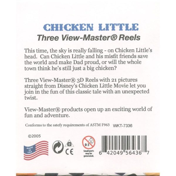 Chicken Little - View-Master 3 Reel Set - as new - 7336 For Discount