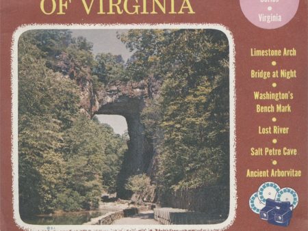 Natural Bridge of Virginia - View-Master 3 Reel Packet - 1955 - vintage - 79ABC-S3 Online Hot Sale