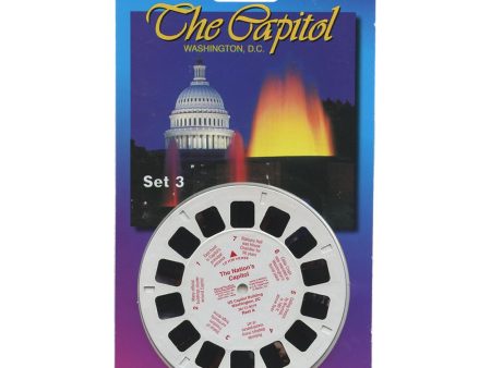 The Capitol - Washington D.C. - View-Master 3 Reel Set on Card - 2001 - NEW - 38172 Online Sale