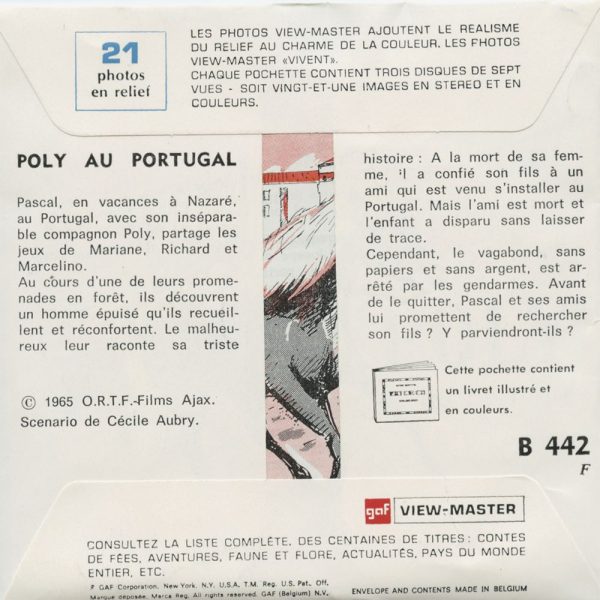 Poly au Portugal - View-Master 3 Reel Packet - 1965 - vintage - B442F-BG1 For Cheap