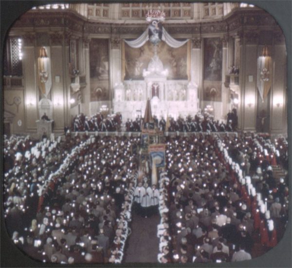 Basilica of our Lady of Sorrow - View-Master 3 Reel Packet - 1957 - vintage - A565-S4 Online Sale