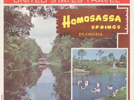 Homosassa Springs - View-Master 3 Reel Packet - 1975 - vintage - A973-G3B For Cheap