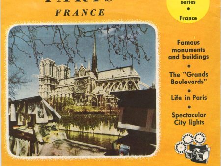 Paris - France - View-Master 3 Reel Packet - 1950 - vintage - 1403ABC-BS3 Fashion