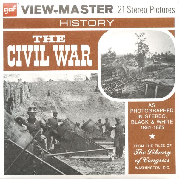 Civil War - View-Master 3 Reel Packet - 1960s - vintage - B790-G3 Supply