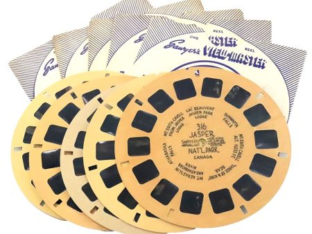 View-Master Jasper - Banff - 5 Buff Reel Collection - vintage For Discount