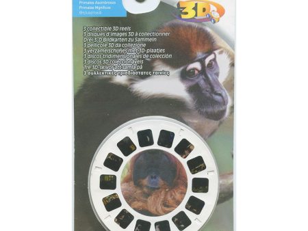 Amazing Primates - View-Master 3 Reel Set on Card - NEW - 73990 Hot on Sale