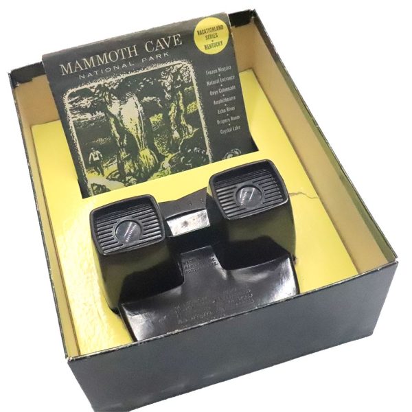 Model E Gift Set - View-Master Mammoth Cave 3 Reel Packet and Model E Viewer - vintage Supply