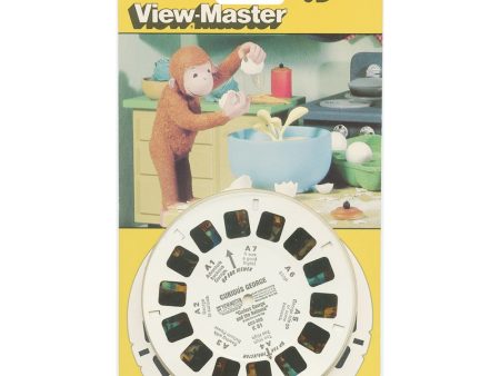 Curious George - View-Master 3 Reel Set on Card - 1980 - NEW - 2015 on Sale