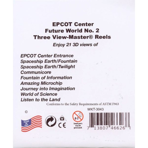 Epcot Center Future World 2 - View-Master 3 Reel Set - AS NEW - 3043 on Sale