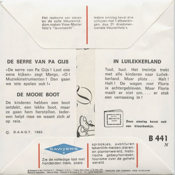 De Minimolen - (The Mini Mill) - View-Master 3 Reel Packet - 1965 - vintage - B441N-BS6 Online