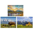 3 - Grand Teton Range - 3D Lenticular Postcards  Greeting Cards - NEW For Cheap