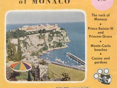 Principality of Monaco - View-Master 3 Reel Packet - vintage - C115-BS4 Discount