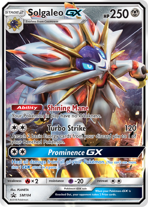 Solgaleo GX (SM104) [Sun & Moon: Black Star Promos] on Sale