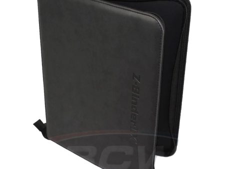 BCW Zipper LX Binder 3 Ring - Black Hot on Sale