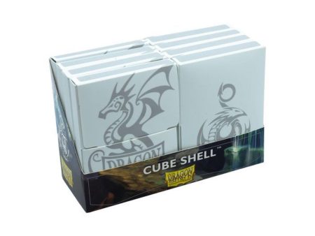 Dragon Shield Cube Shell (8 Pack) - White Online now