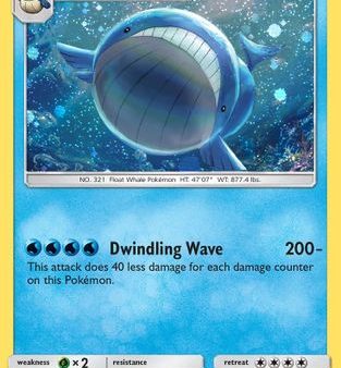 Wailord (40 168) (Cosmos Holo) [Sun & Moon: Celestial Storm] on Sale