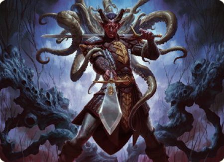 Zevlor, Elturel Exile Art Card (42) [Commander Legends: Battle for Baldur s Gate Art Series] For Cheap