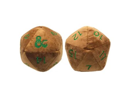 Dungeons & Dragons Jumbo Plush Dice D20 (Brown) Sale