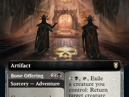 Altar of Bhaal    Bone Offering (Extended Art) [Commander Legends: Battle for Baldur s Gate] Sale