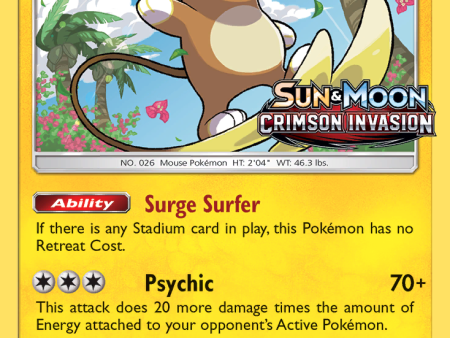 Alolan Raichu (SM72) (Prerelease Promo) [Sun & Moon: Black Star Promos] Online Hot Sale