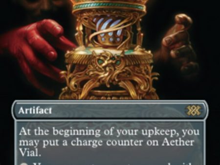 Aether Vial (Borderless Alternate Art) [Double Masters 2022] For Discount