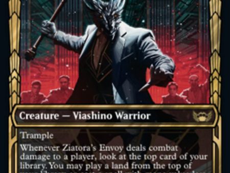 Ziatora s Envoy (Showcase Golden Age Gilded Foil) [Streets of New Capenna] Discount