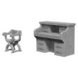 D&D Miniature Figurine - Desk & Chair For Discount