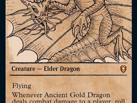 Ancient Gold Dragon (Showcase) [Commander Legends: Battle for Baldur s Gate] For Discount