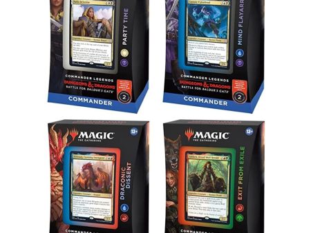 MTG Commander Decks *Set of 4 Decks* - Commander Legends: Battle for Baldur s Gate on Sale