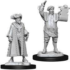 D&D Miniature Figurine - Mayor & Town Crier For Sale