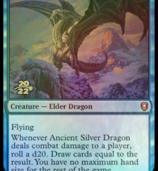 Ancient Silver Dragon [Commander Legends: Battle for Baldur s Gate Prerelease Promos] Hot on Sale