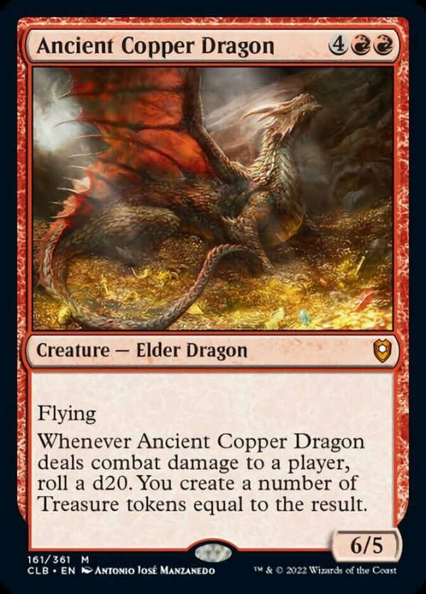 Ancient Copper Dragon [Commander Legends: Battle for Baldur s Gate] Online Sale