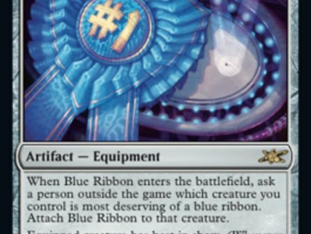 Blue Ribbon (Galaxy Foil) [Unfinity] on Sale