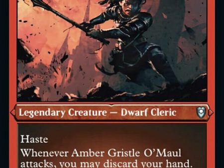 Amber Gristle O Maul (Foil Etched) [Commander Legends: Battle for Baldur s Gate] Online