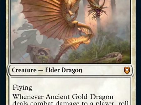 Ancient Gold Dragon [Commander Legends: Battle for Baldur s Gate] For Discount